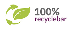 100 Prozent recycclebar